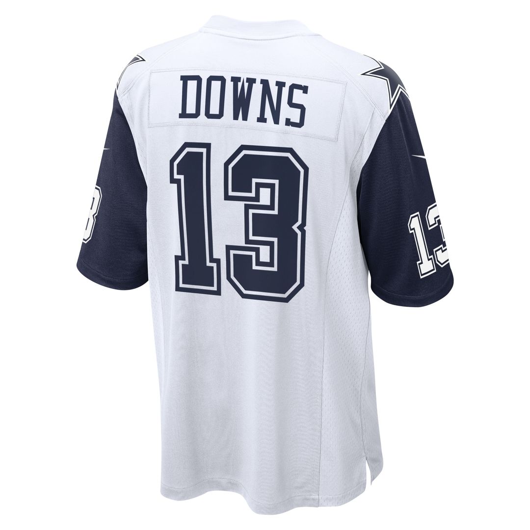 Men's Nike Dallas Cowboys Caleb Downs White Game Jersey Game NFL Jersey