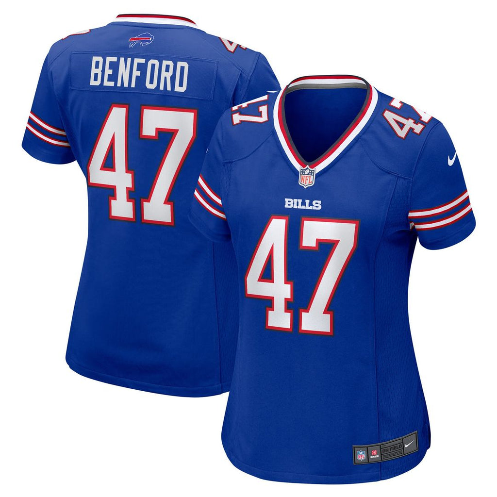 Women's Nike Buffalo Bills Christian Benford Royal Game NFL Jersey