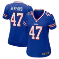 Women's Nike Buffalo Bills Christian Benford Royal Game NFL Jersey