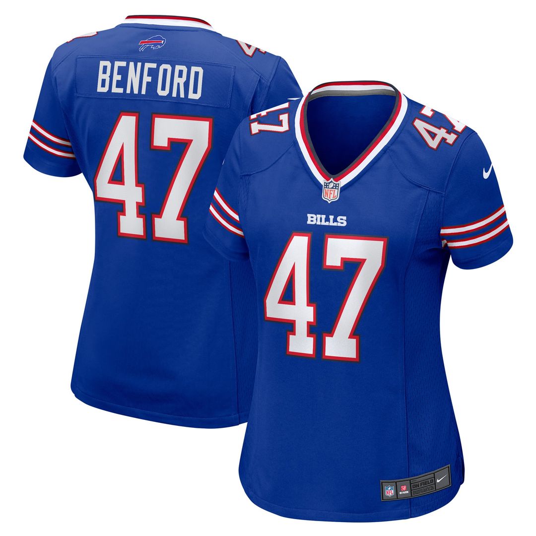 Women's Nike Buffalo Bills Christian Benford Royal Game NFL Jersey