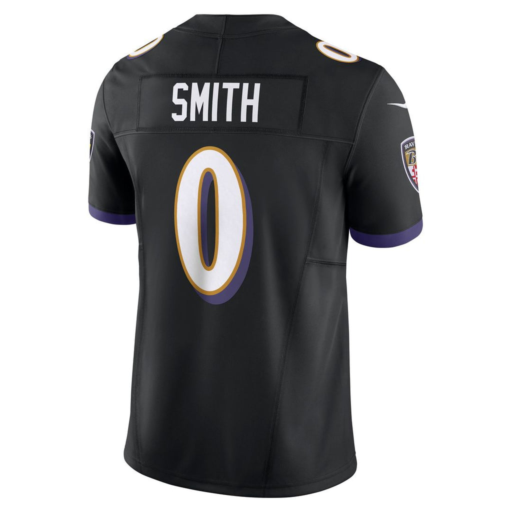 Men's Nike Baltimore Ravens Roquan Smith Purple Alternate 2 Vapor F.U.S.E. Limited NFL Jersey