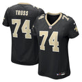 Women's Nike New Orleans Saints Xavier Truss Black Team Game NFL Jersey