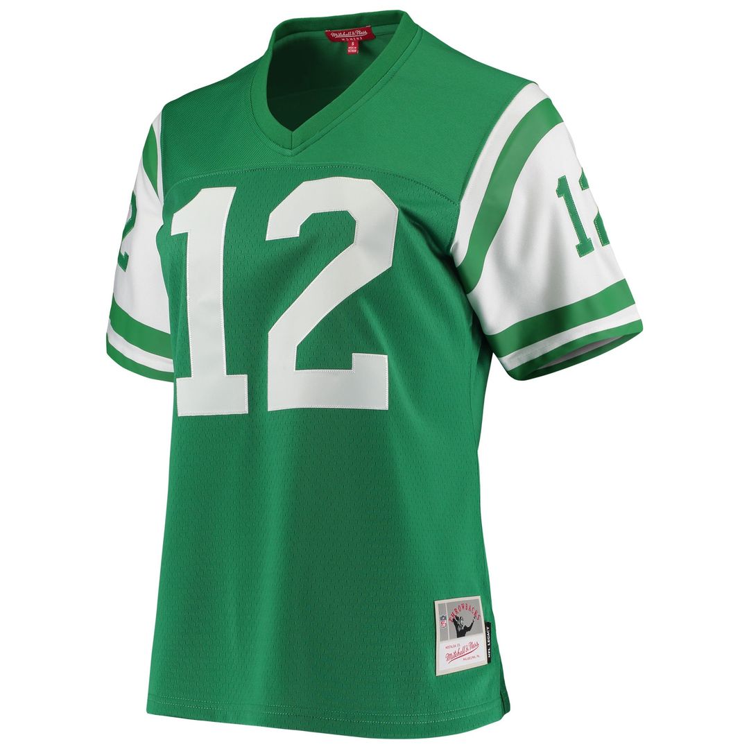 Women's Mitchell & Ness New York Jets Joe Namath Green 1969 Legacy Replica NFL Jersey