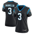 Women's Nike Carolina Panthers Princely Umanmielen Black Team Game NFL Jersey