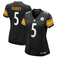 Women's Nike Pittsburgh Steelers Jalen Ramsey Black Team Game NFL Jersey