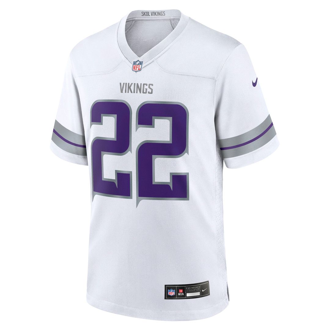 Men's Nike Minnesota Vikings Harrison Smith White Alternate Game NFL Jersey