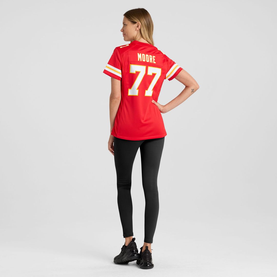Women's Nike Kansas City Chiefs Jaylon Moore Red Team Game NFL Jersey