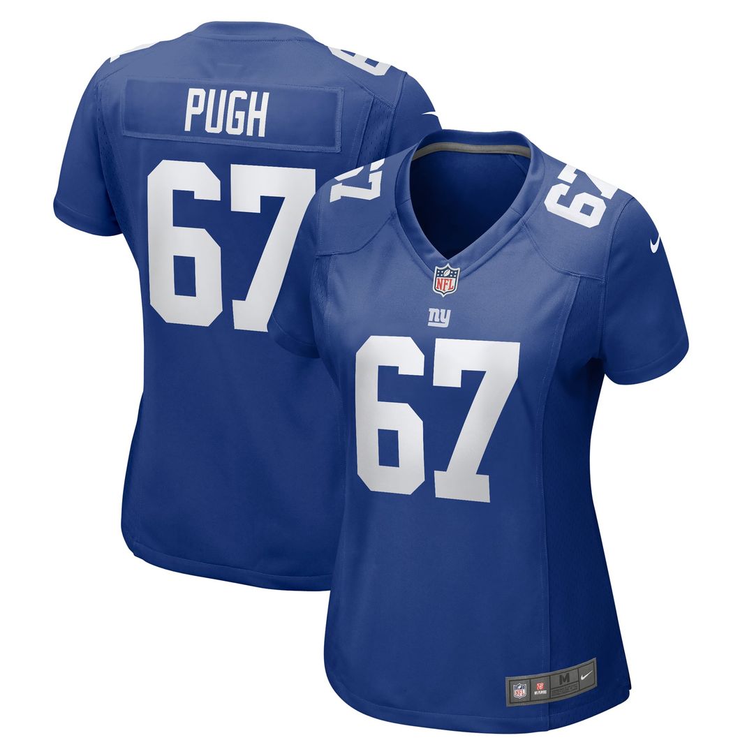 Women's Nike New York Giants Justin Pugh Royal Game NFL Jersey