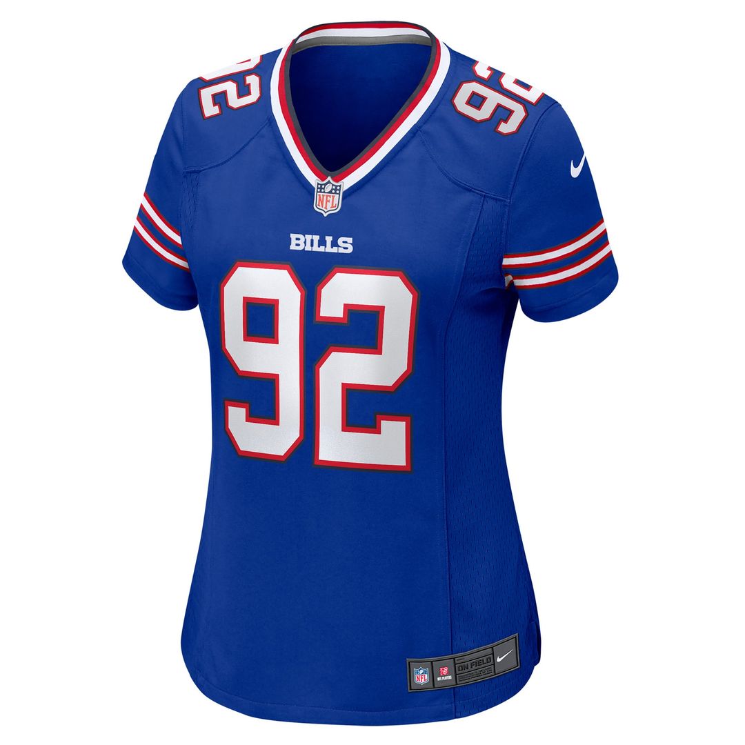 Women's Nike Buffalo Bills DaQuan Jones Royal Game Player NFL Jersey