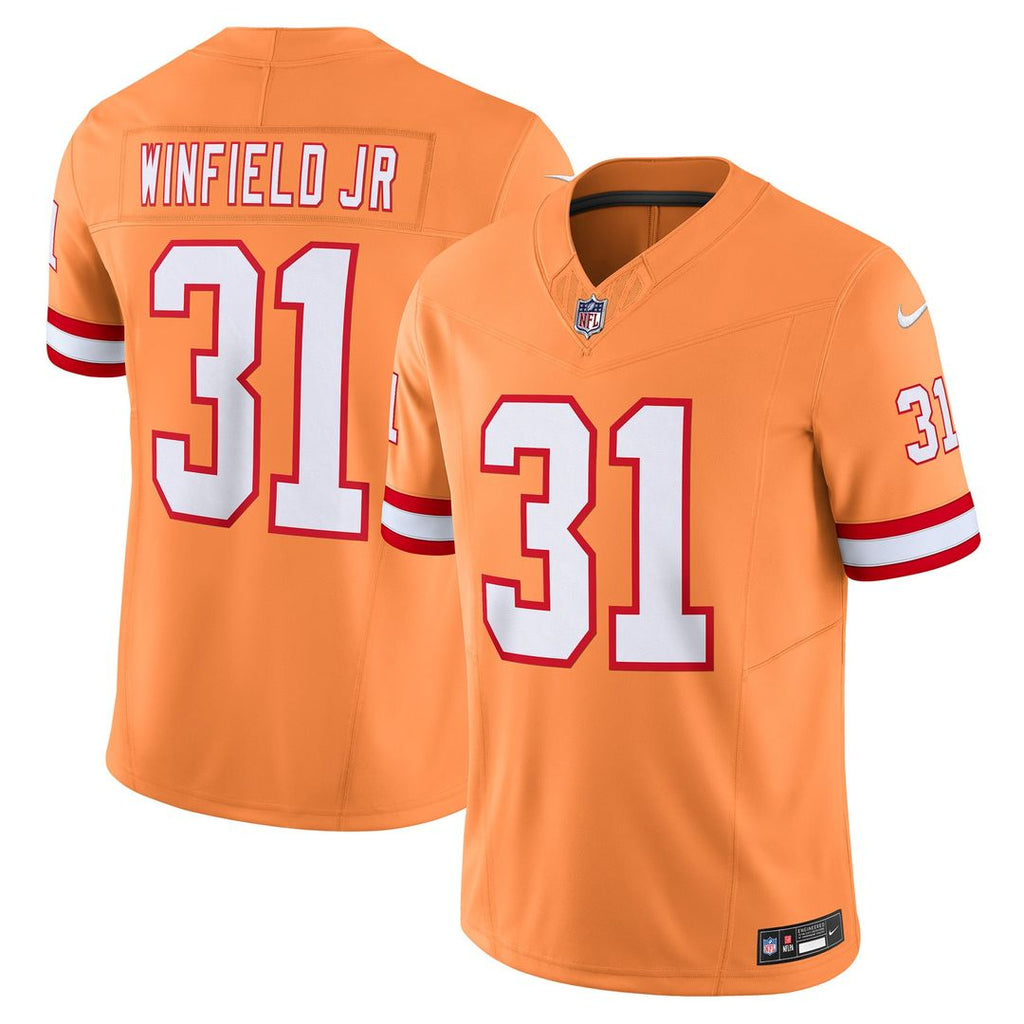 Men's Nike Tampa Bay Buccaneers Antoine Winfield Jr. Orange Vapor F.U.S.E. Limited NFL Jersey
