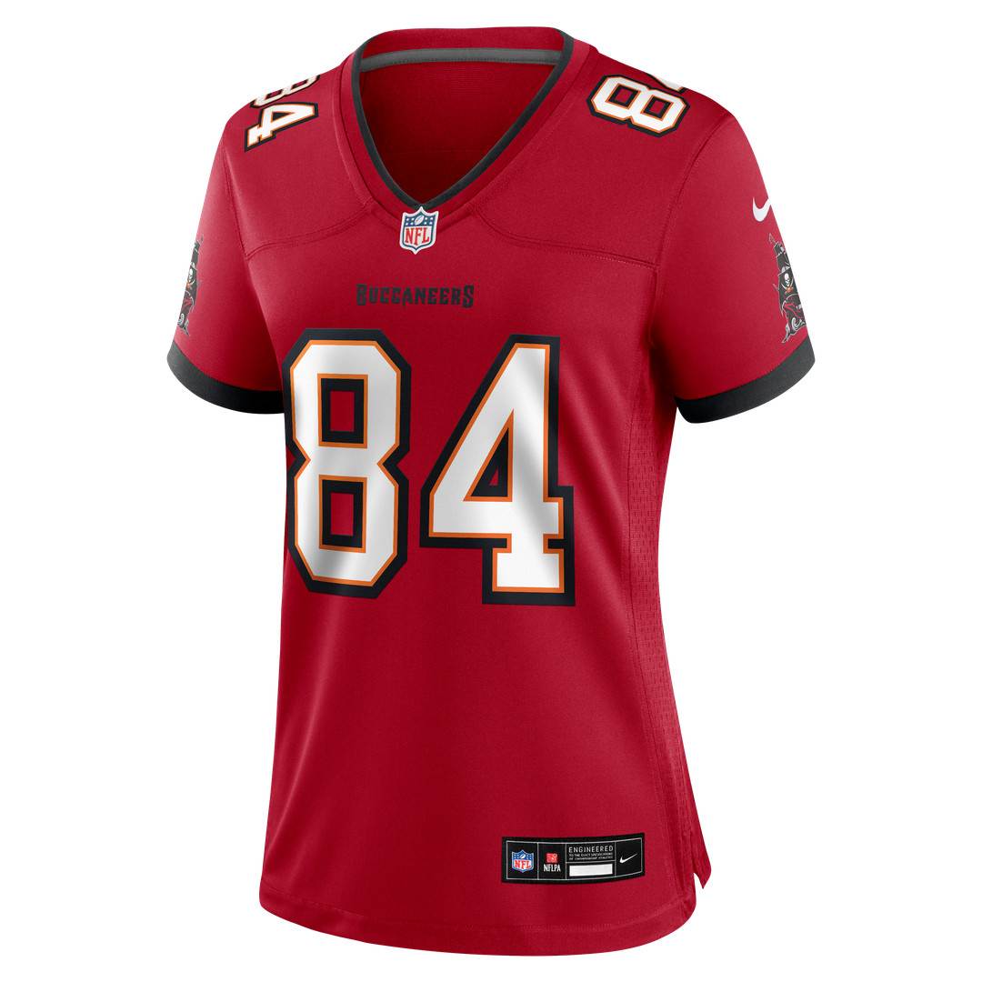 Women's Nike Tampa Bay Buccaneers Bauer Sharp Red Team Game NFL Jersey