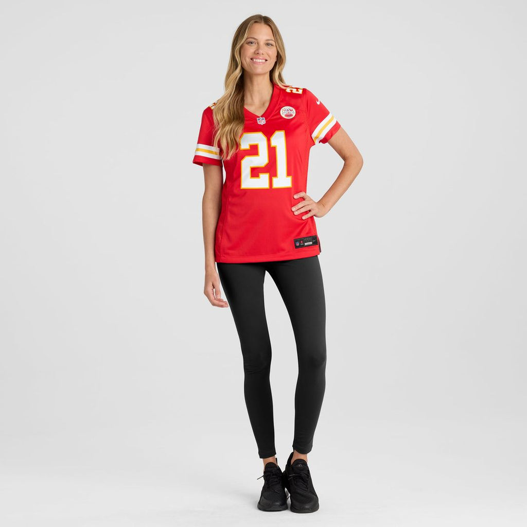 Women's Nike Kansas City Chiefs Jaden Hicks Red Game NFL Jersey