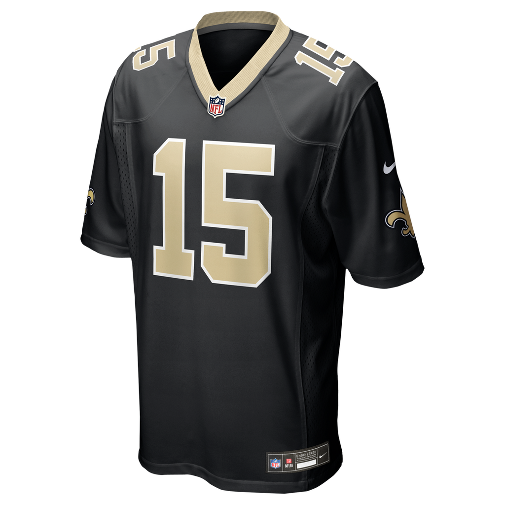Men's Nike New Orleans Saints Mason Tipton Black Team Game NFL Jersey
