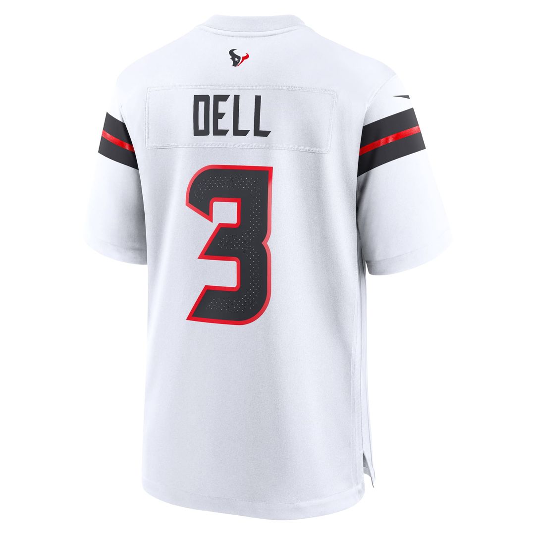 Men's Nike Houston Texans Tank Dell Navy Game NFL Jersey