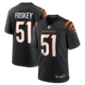 Men's Nike Cincinnati Bengals Isaiah Foskey Black Team Game NFL Jersey