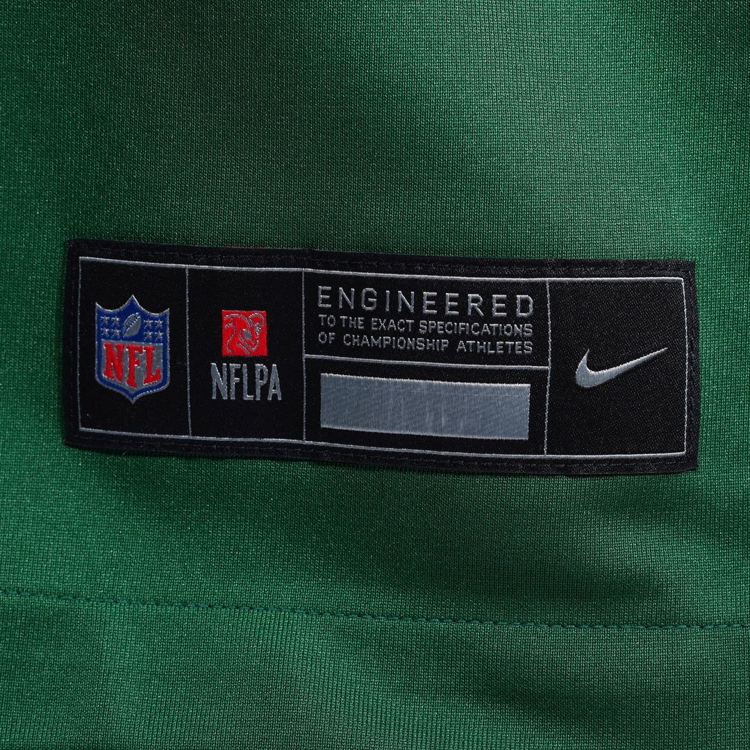 Men's Nike New York Jets David Bailey Legacy Green 2026 NFL Draft First Round Pick No. 2 Team Game NFL Jersey