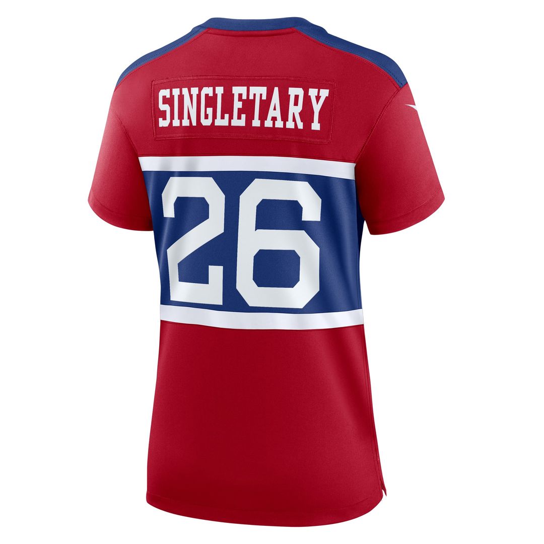 Women's Nike New York Giants Devin Singletary Royal Game NFL Jersey