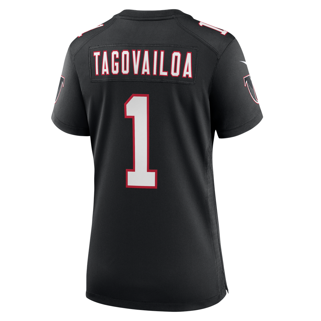 Women's Nike Atlanta Falcons Tua Tagovailoa Black Alternate Game NFL Jersey