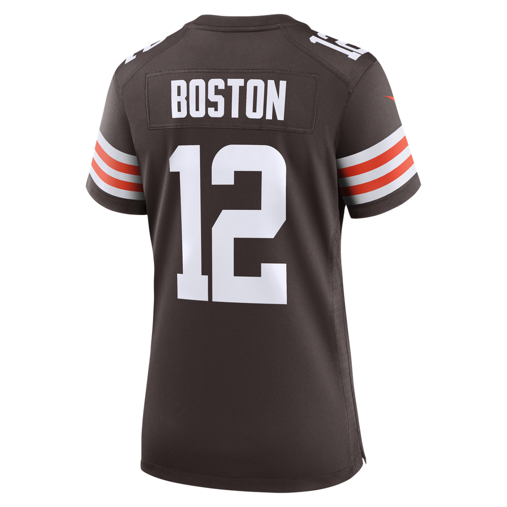 Women's Nike Cleveland Browns Denzel Boston Brown Team Game NFL Jersey