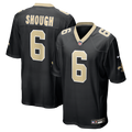 Men's Nike New Orleans Saints Tyler Shough Black Game NFL Jersey