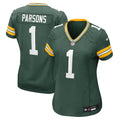 Women's Nike Green Bay Packers Micah Parsons Green Game Player NFL Jersey