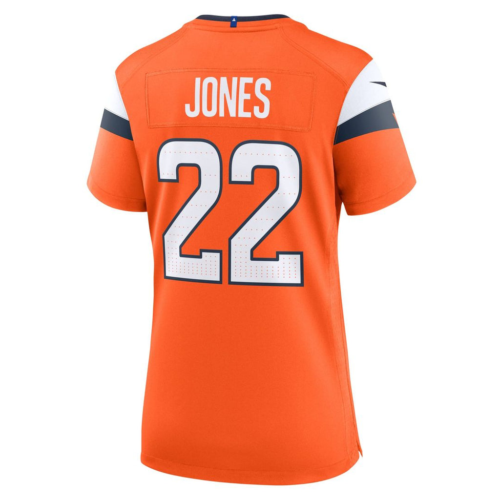 Women's Nike Denver Broncos Brandon Jones Orange Team Game NFL Jersey