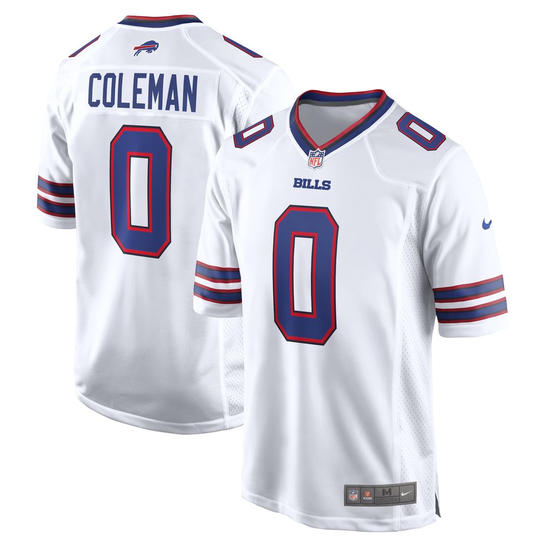 Men's Nike Buffalo Bills Keon Coleman White Game NFL Jersey