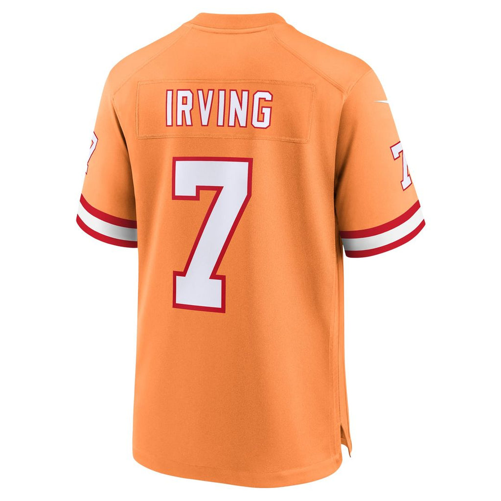 Men's Nike Tampa Bay Buccaneers Bucky Irving White Game NFL Jersey