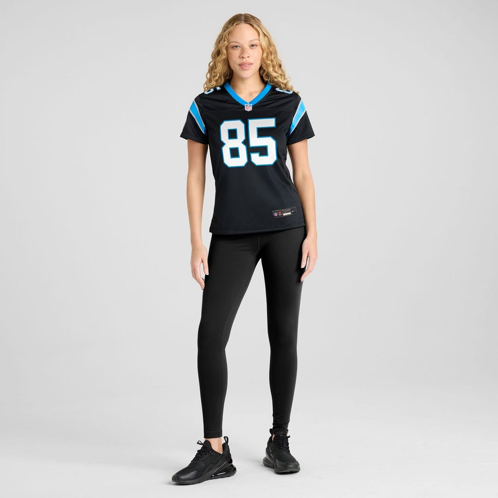 Women's Nike Carolina Panthers James Mitchell Black Team Game NFL Jersey