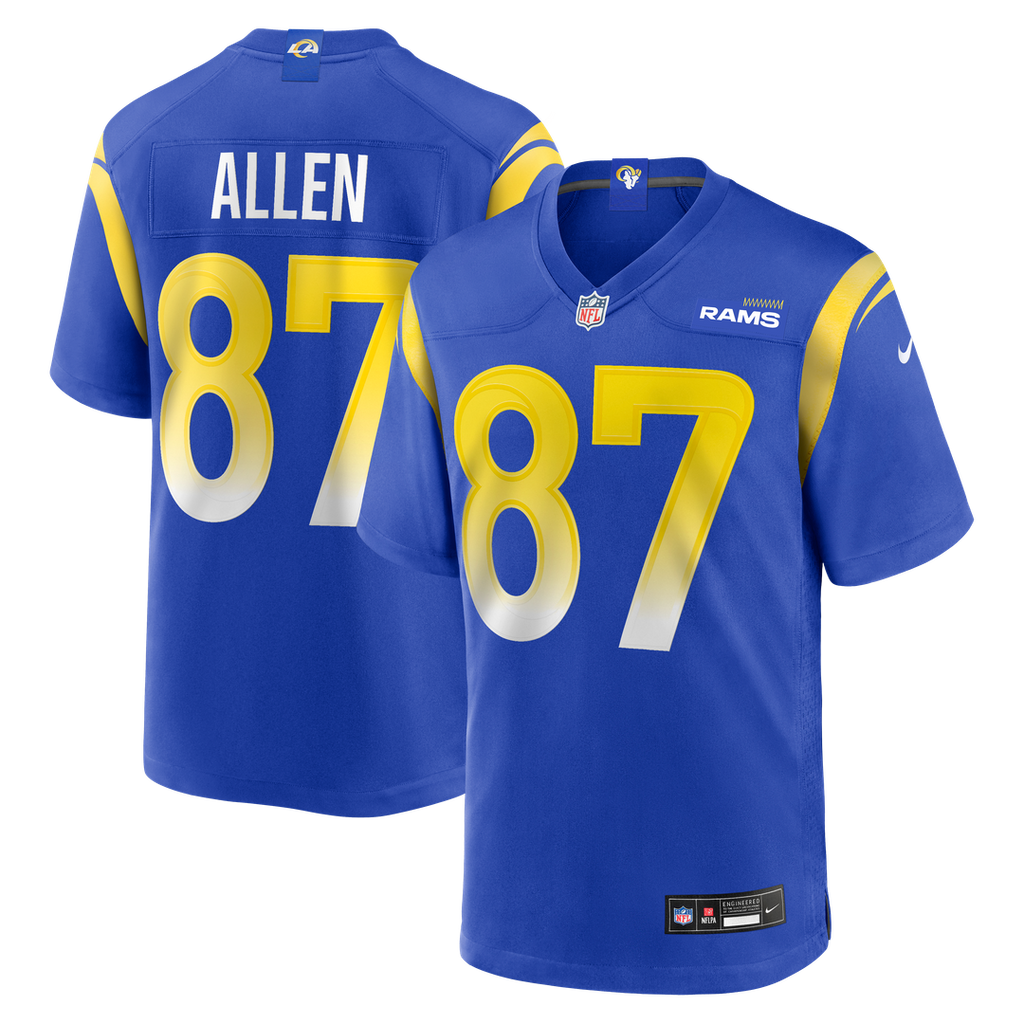 Men's Nike Los Angeles Rams Davis Allen Royal Home Game NFL Jersey