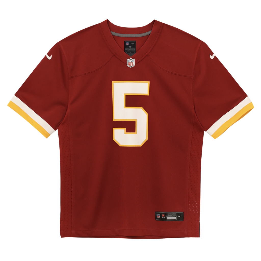Preschool Nike Washington Commanders Jayden Daniels Black Alternate Game NFL Jersey