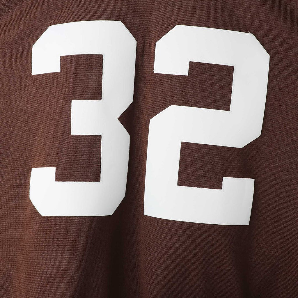 Men's Mitchell & Ness Cleveland Browns Jim Brown Brown 1964 Authentic Throwback Retired Player NFL Jersey