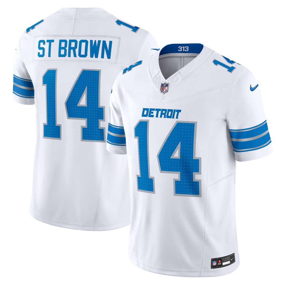 Men's Nike Detroit Lions Amon-Ra St. Brown Black 2nd Alternate Vapor F.U.S.E. Limited NFL Jersey