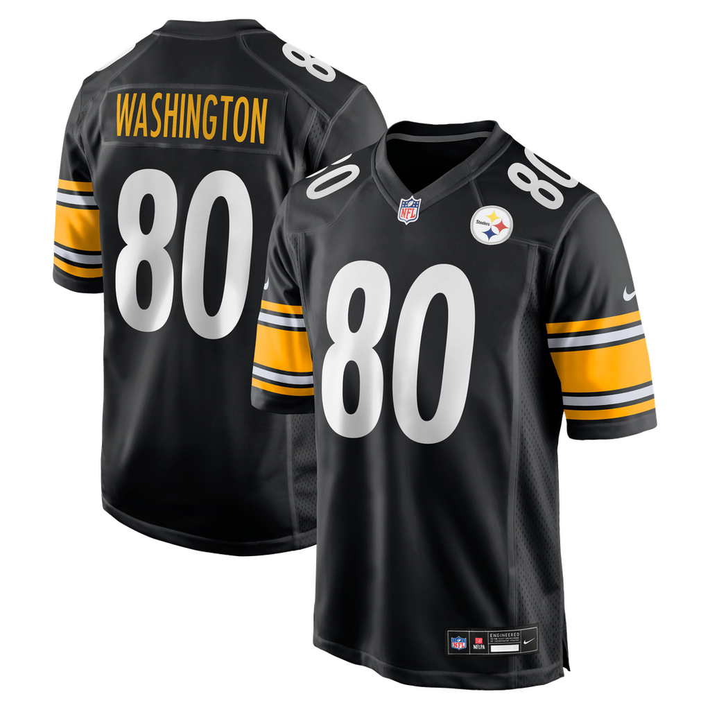 Men's Nike Pittsburgh Steelers Darnell Washington Black Game NFL Jersey