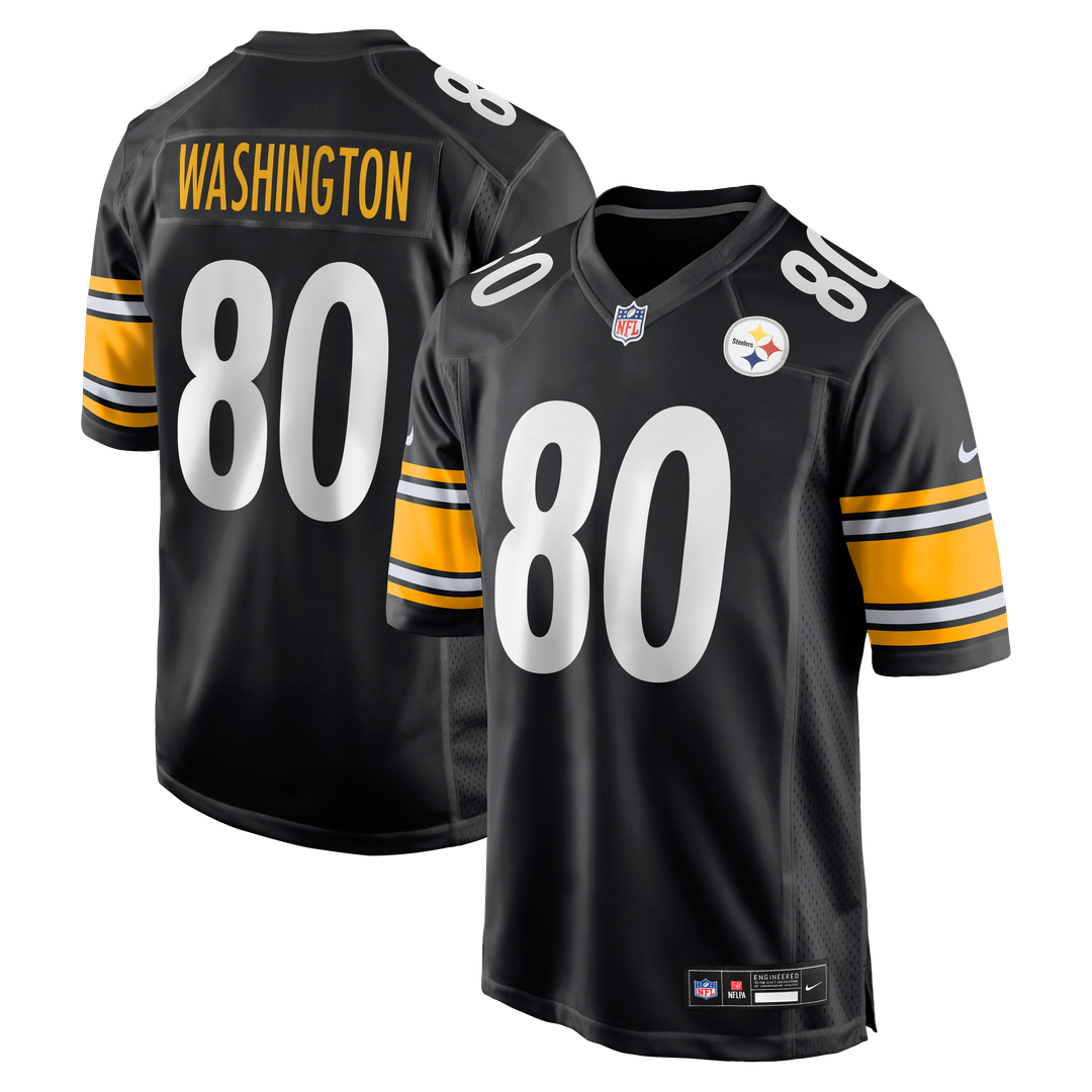 Men's Nike Pittsburgh Steelers Darnell Washington Black Game NFL Jersey