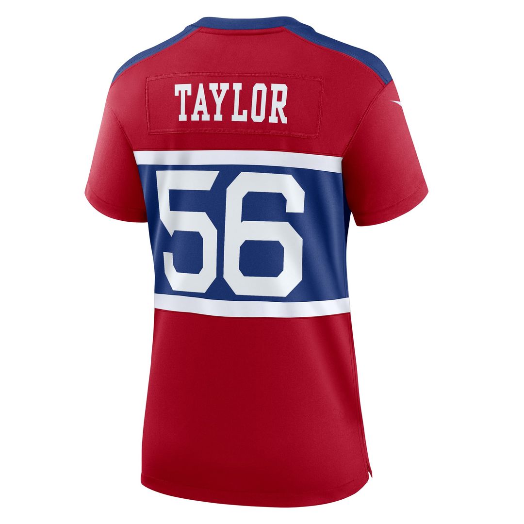 Women's Nike New York Giants Lawrence Taylor Century Red Alternate Retired Player Game NFL Jersey