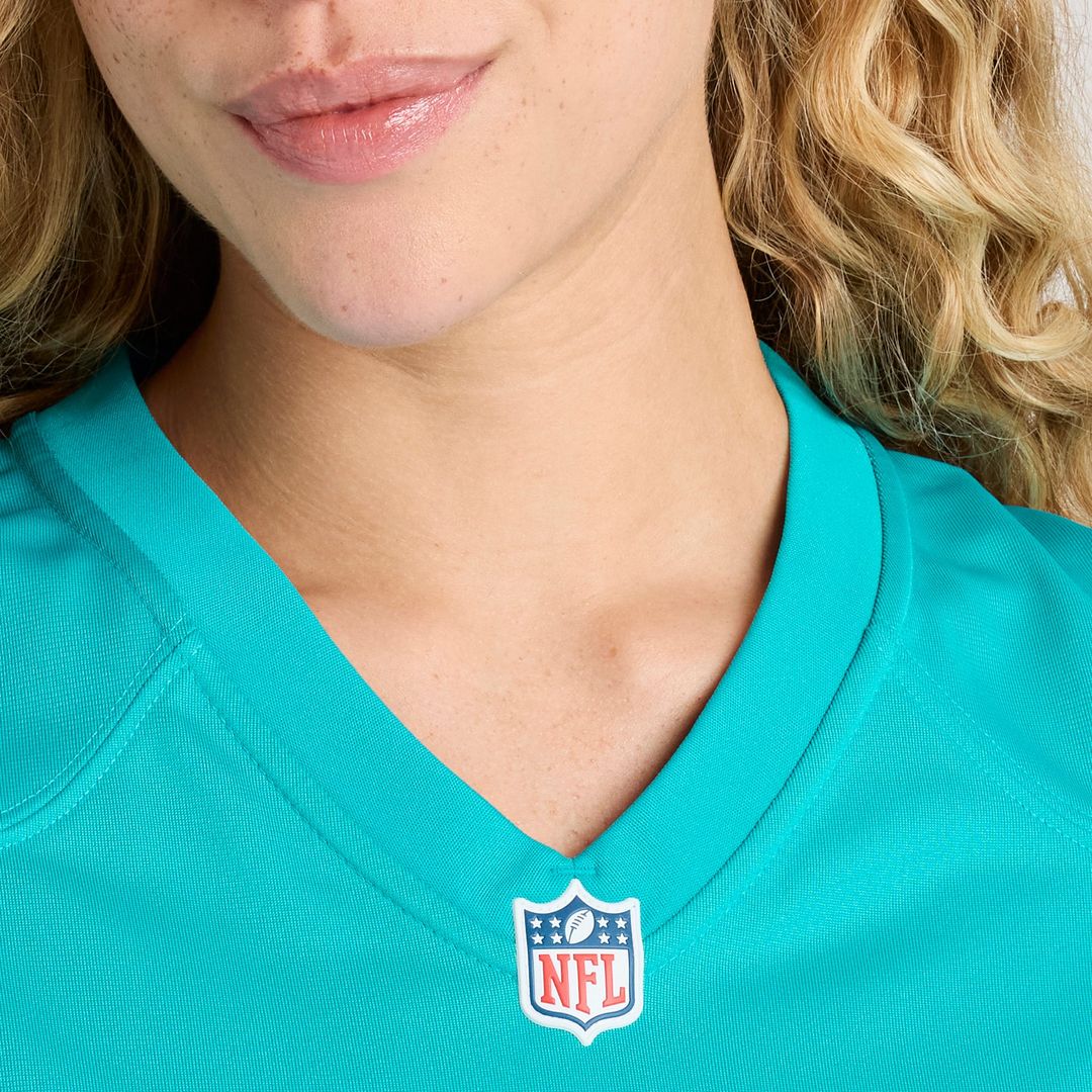 Women's Nike Miami Dolphins Number 1 Bride Aqua Game NFL Jersey