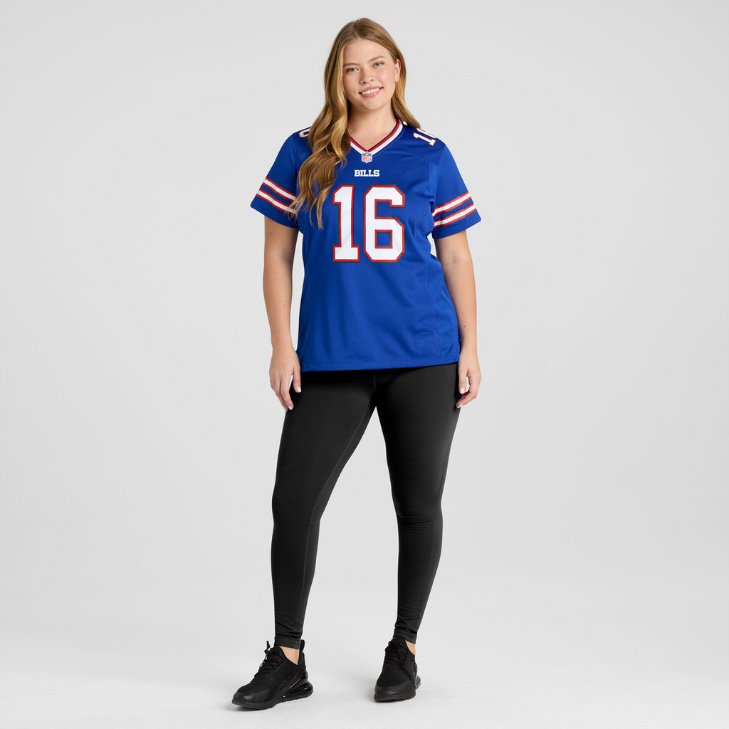 Women's Nike Buffalo Bills Tyler Bass Royal Team Game NFL Jersey