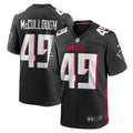 Men's Nike Atlanta Falcons Liam McCullough Black Team Game NFL Jersey