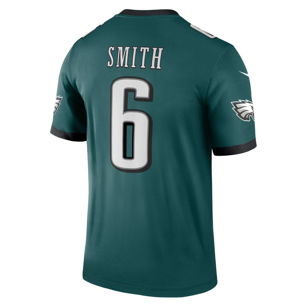 Men's Nike Philadelphia Eagles DeVonta Smith Green Legend Player NFL Performance Top