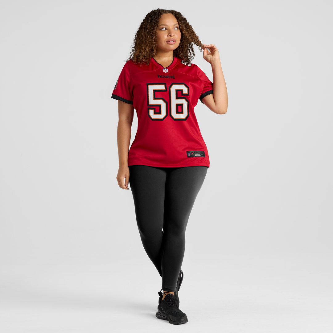 Women's Nike Tampa Bay Buccaneers Benton Whitley Red Team Game NFL Jersey