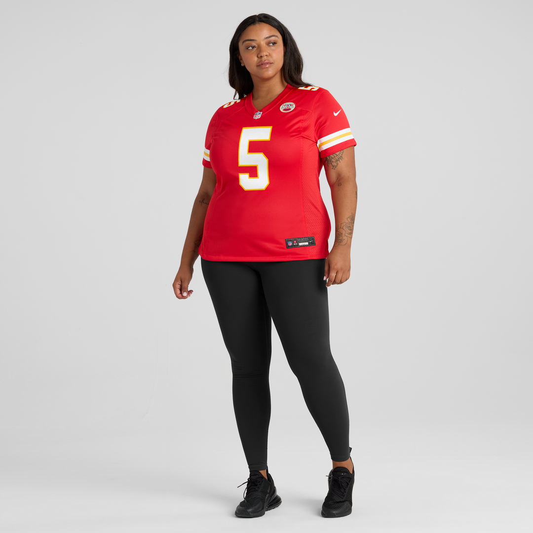 Women's Nike Kansas City Chiefs Mansoor Delane Red Game NFL Jersey