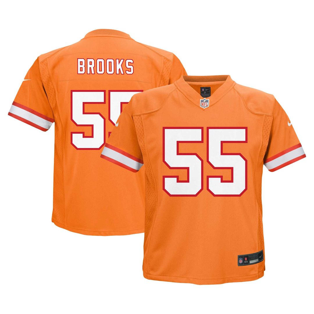 Infant Nike Tampa Bay Buccaneers Derrick Brooks Orange Alternate Player Game NFL Jersey