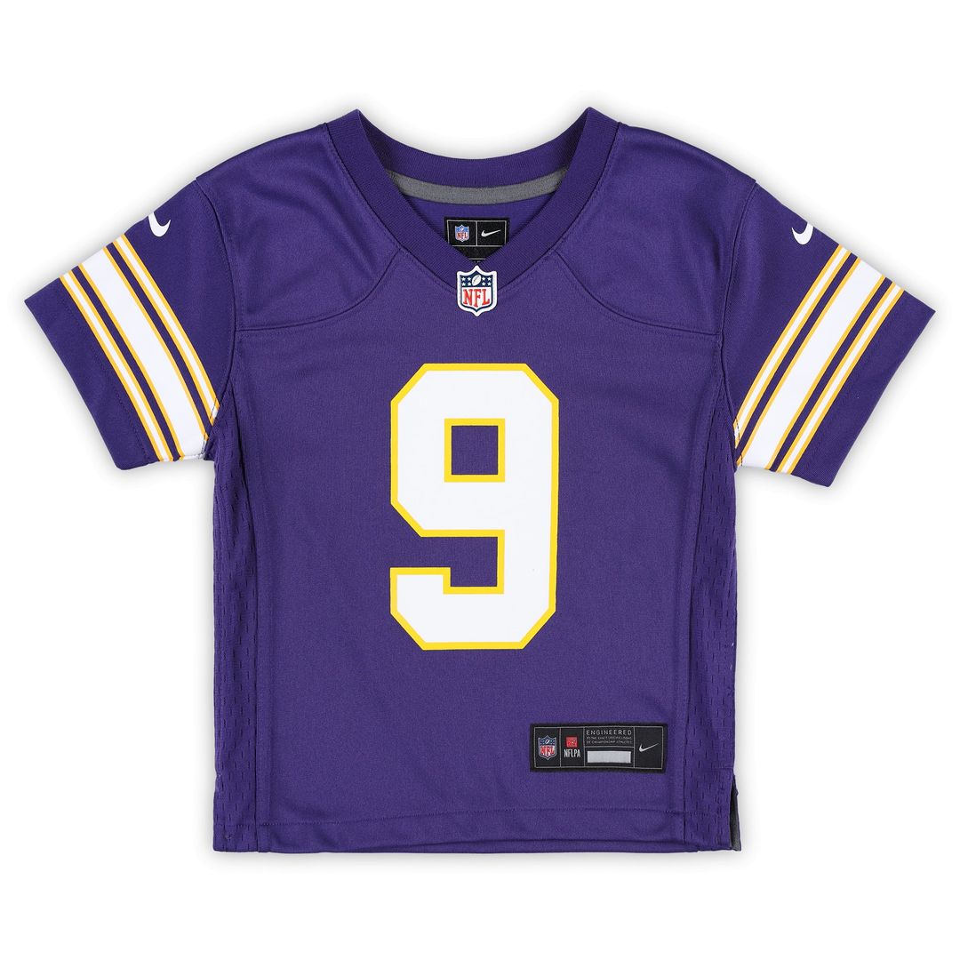 Infant Nike Minnesota Vikings J.J. McCarthy Purple Alternate Player Game NFL Jersey