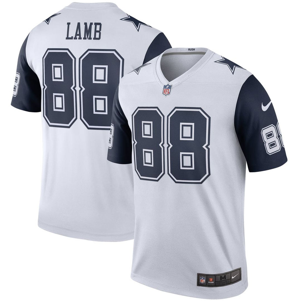 Men's Nike Dallas Cowboys CeeDee Lamb White Legend Player NFL Performance Top