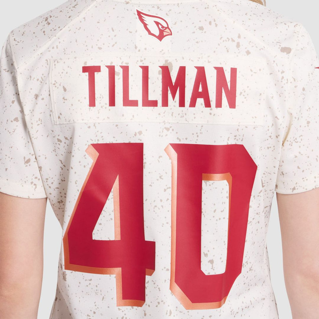 Women's Nike Arizona Cardinals Pat Tillman Natural 2025 Rivalries Collection Retired Player Game NFL Jersey
