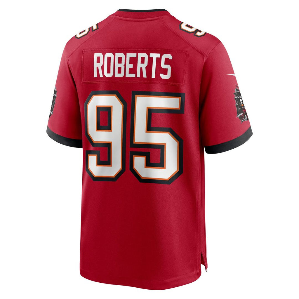 Men's Nike Tampa Bay Buccaneers Elijah Roberts Red Team Game NFL Jersey