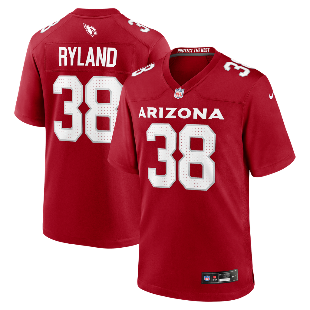 Men's Nike Arizona Cardinals Chad Ryland Cardinal Team Game NFL Jersey