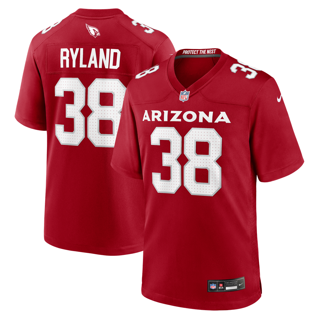 Men's Nike Arizona Cardinals Chad Ryland Cardinal Team Game NFL Jersey