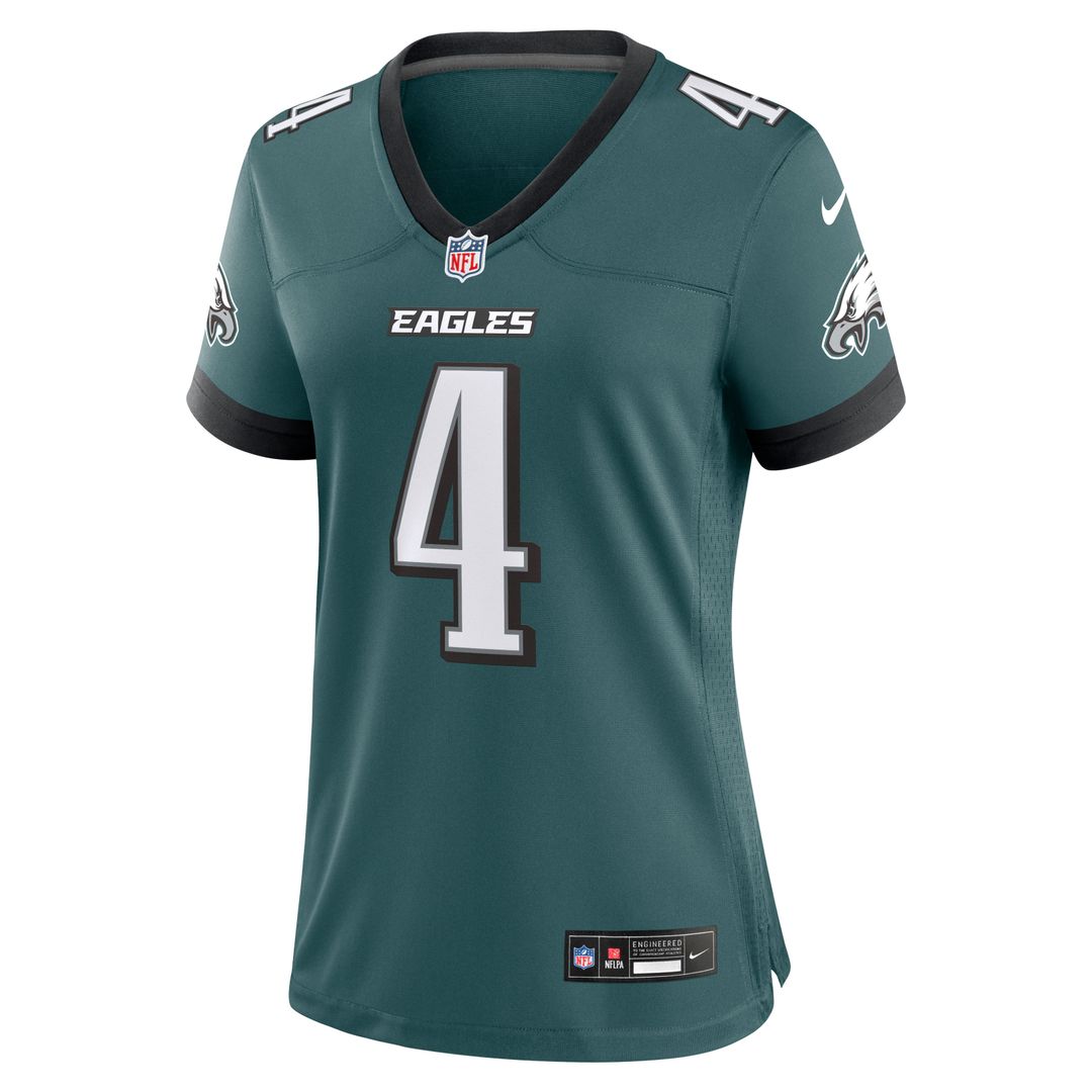 Women's Nike Philadelphia Eagles Jake Elliott Midnight Green Team Game NFL Jersey